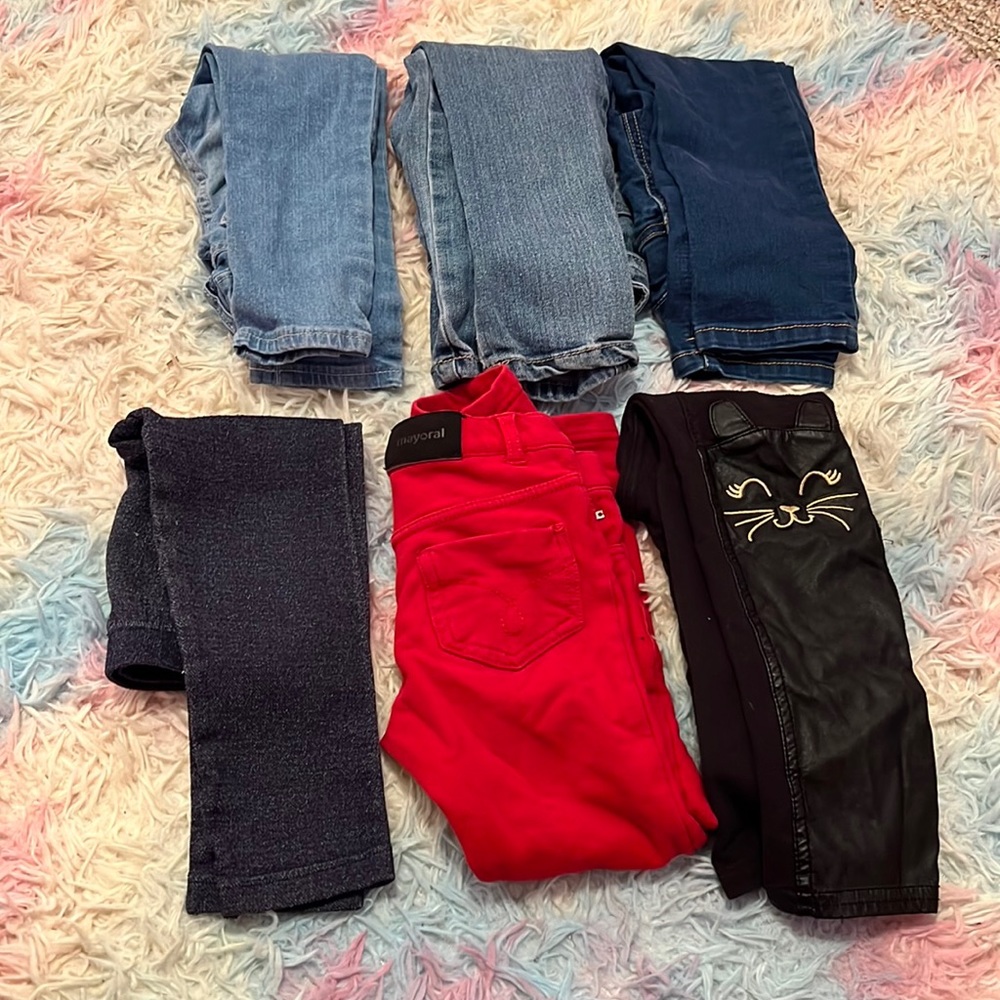 Girls 4T bottoms bundle